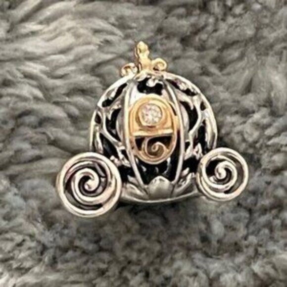 Pandora Disney 100th Anniversary Cinderella's Enchanted Carriage Charm - Picture 4 of 5